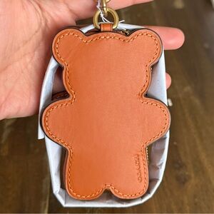 Coach Bear Coin Purse in Toffee NWT